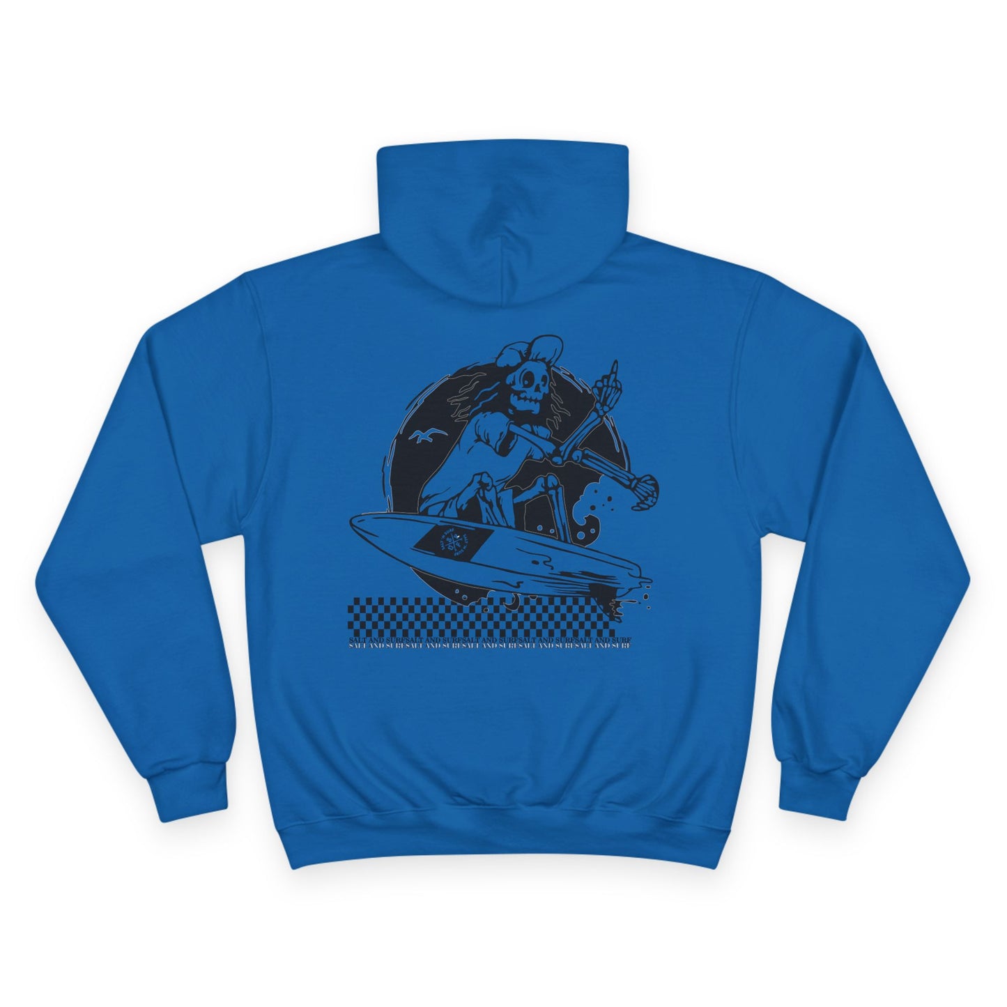 F U Skelly SaltnSurf (Champion brand) Hoodie