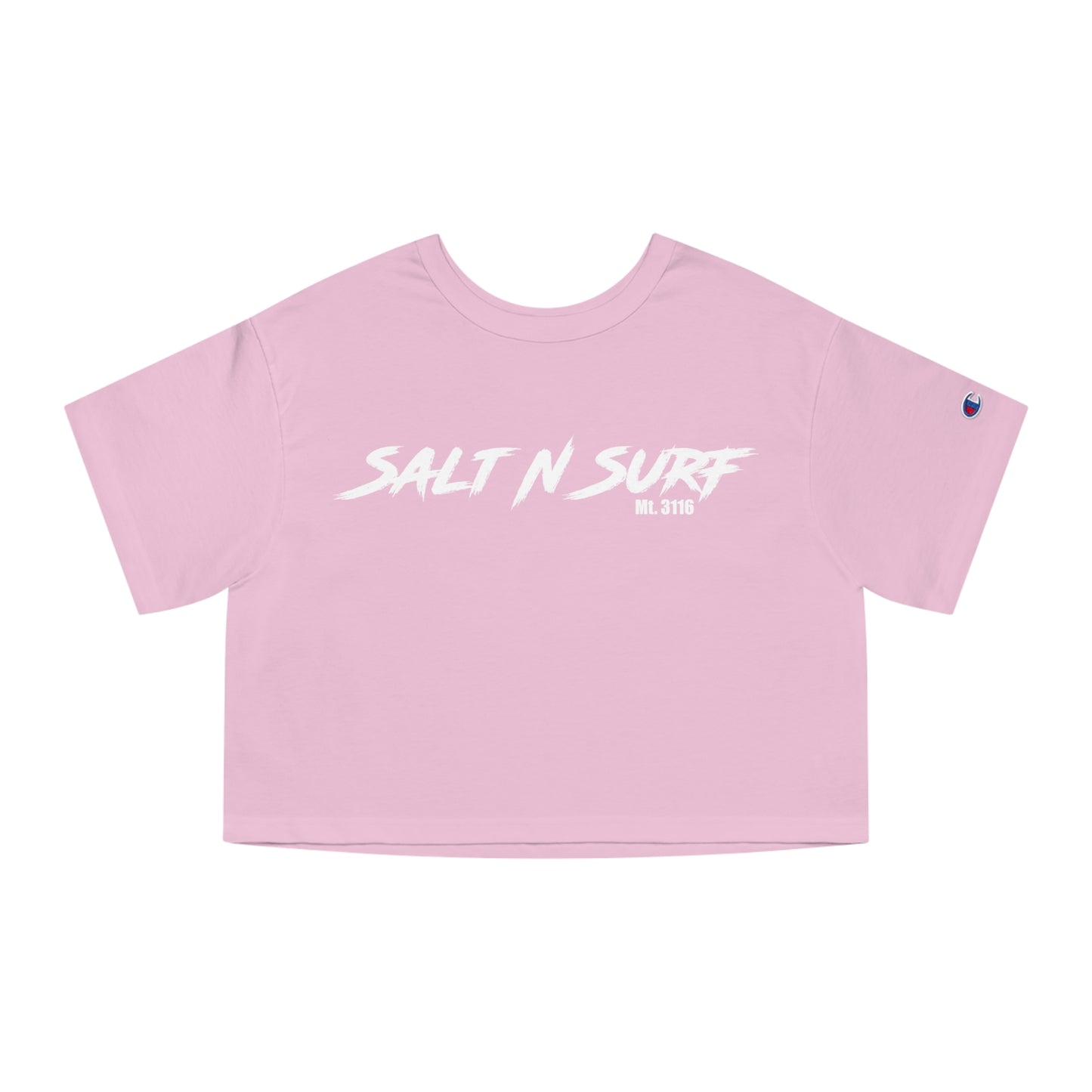 Salty Wife SnS crop tee (Champion Brand)