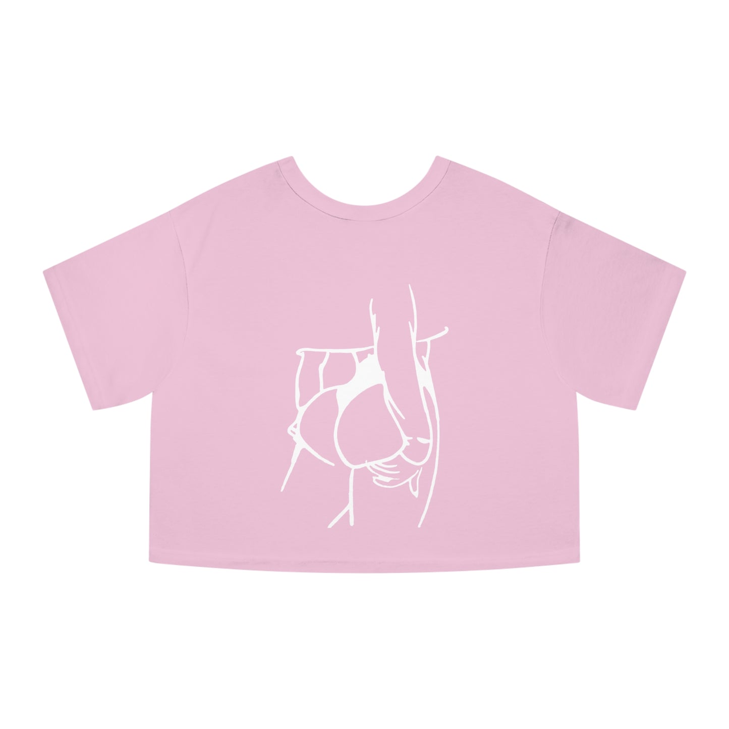 Salty Wife SnS crop tee (Champion Brand)