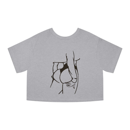 SnS Salty Wife Crop Tee (Champion Brand)