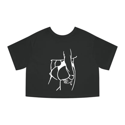 SnS Salty Wife Crop Tee (Champion Brand)