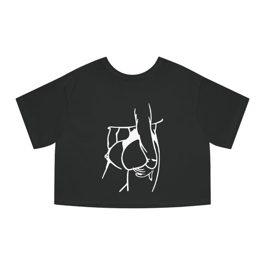 SnS Salty Wife Crop Tee (Champion Brand)