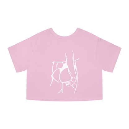 Salty Wife SnS crop tee (Champion Brand)