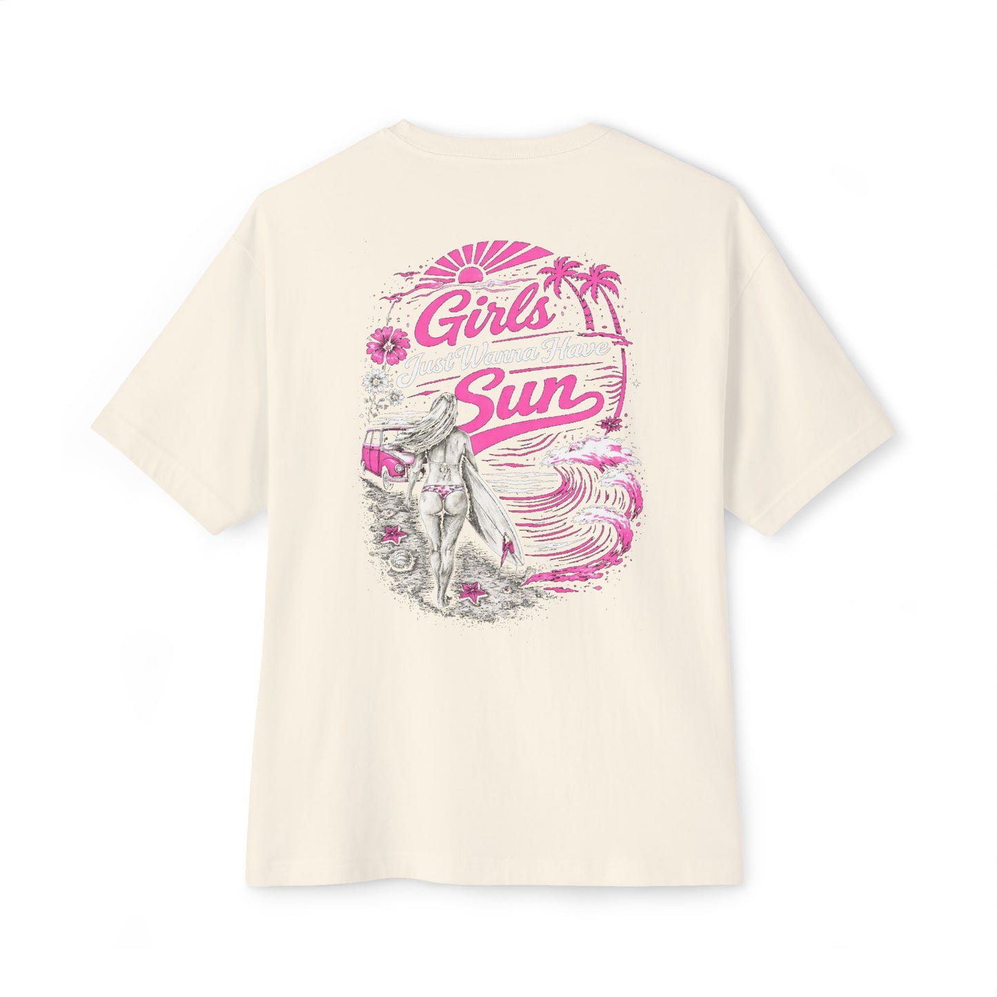 SnS Girls Jus Wana Have Sun - Oversized Tee