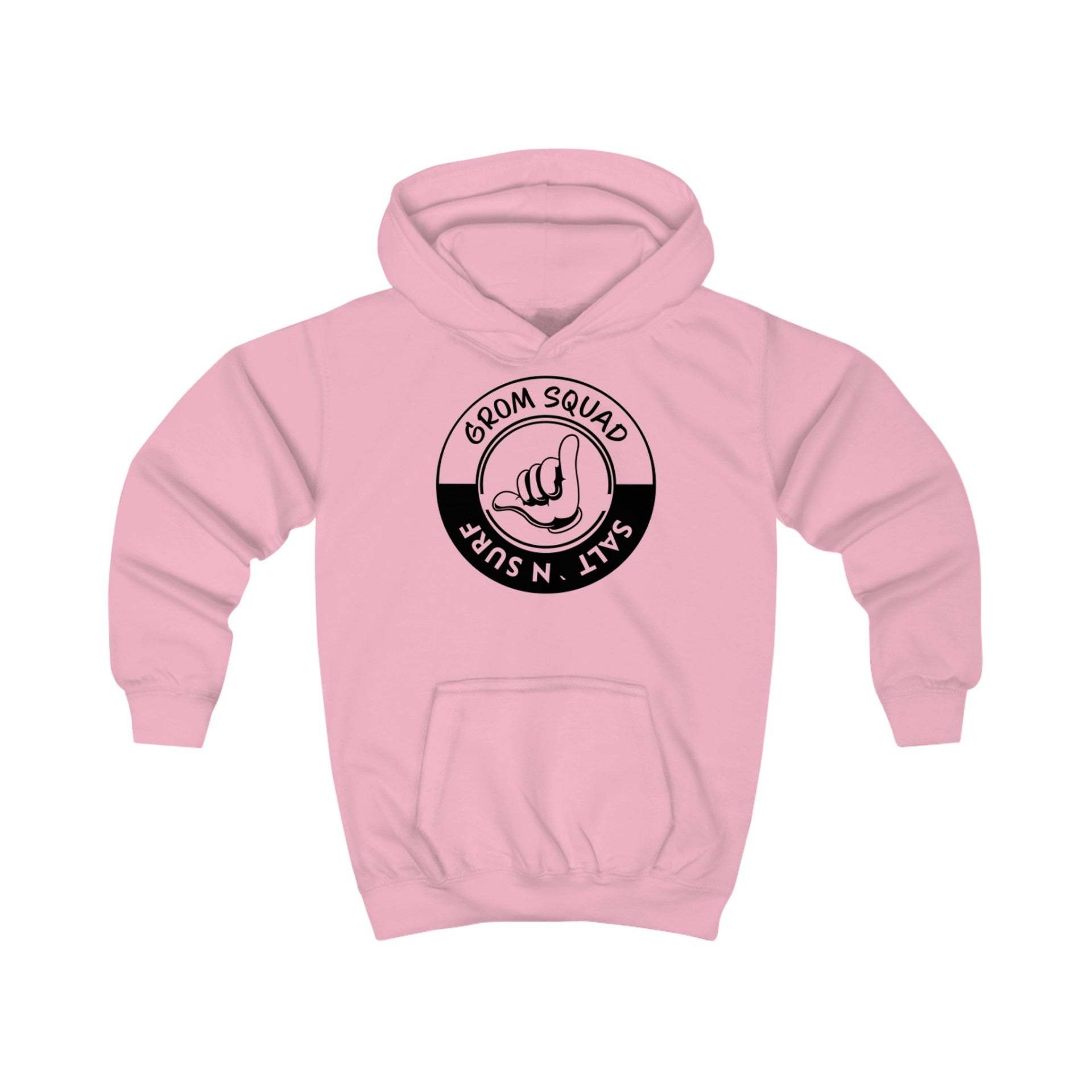 SaltnSurf Men's NUBLEND Hooded Sweatshirt Baby Pink