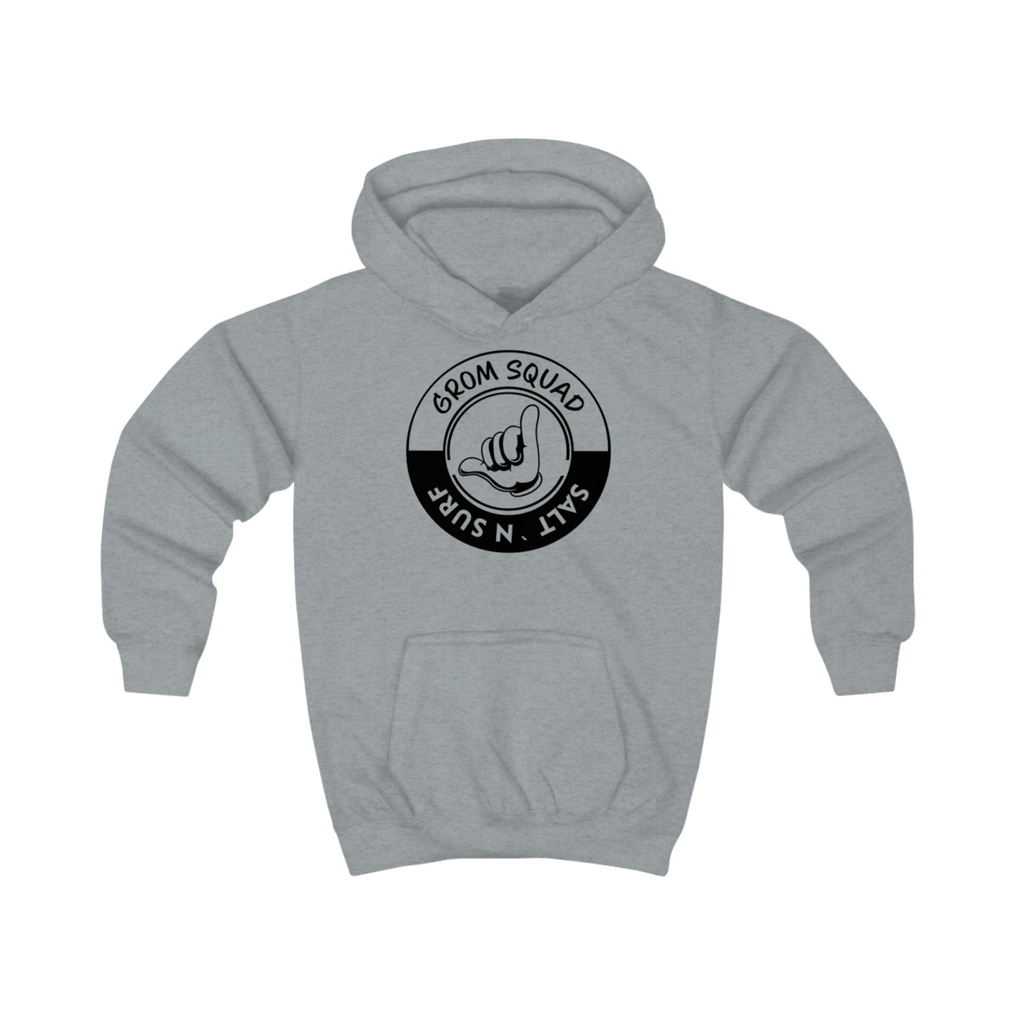 SaltnSurf Men's NUBLEND Hooded Sweatshirt Heather Grey