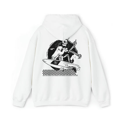 SaltnSurf F U Skelly Hoodie White