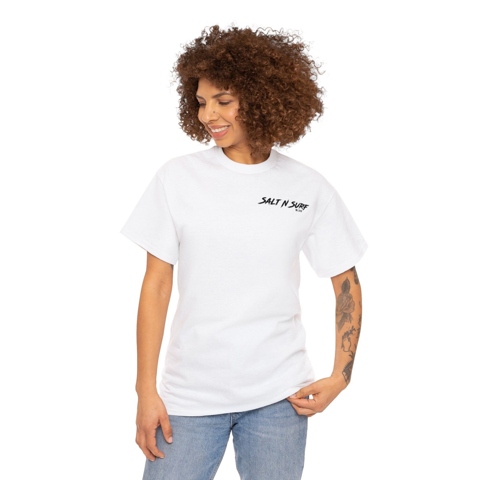 SaltnSurf F U Skelly tee 3116 white