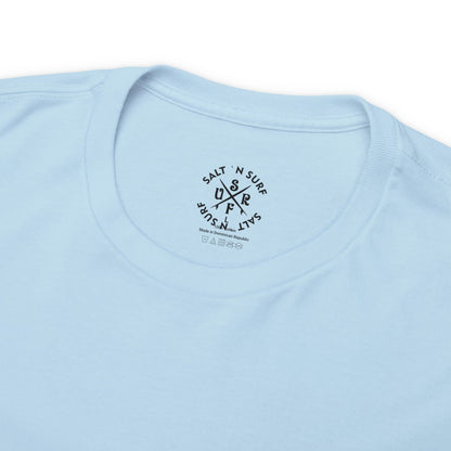 SaltnSurf GLITCH Tee Light Blue