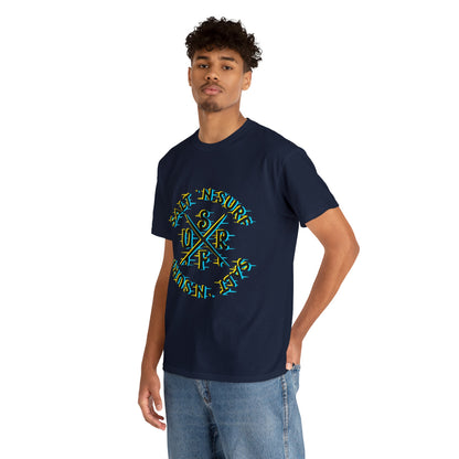 SaltnSurf GLITCH Tee Navy