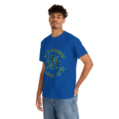 SaltnSurf GLITCH Tee Royal